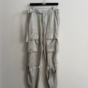 Diesel Light Gray/Mint Cargo Pants
